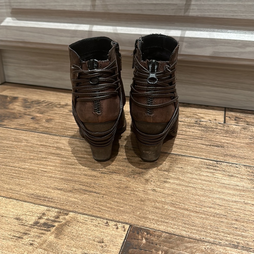 Brown Booties - image 4